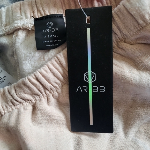 New AR-33 Tie Dye Pullover Jogger Sweatpants NWT Size XS - Picture 8 of 9